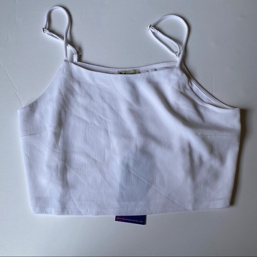 New Show Me Your Mumu White Tinsley Cami